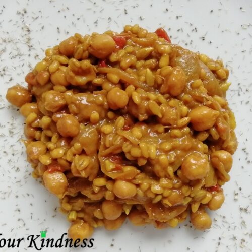 Chickpeas in oriental style